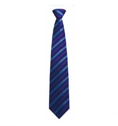 BT003 order business tie suit tie stripe collar manufacturer front view